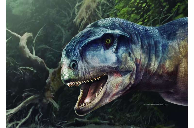 Обнаружен новый вид хищного динозавра, похожего на тираннозавра