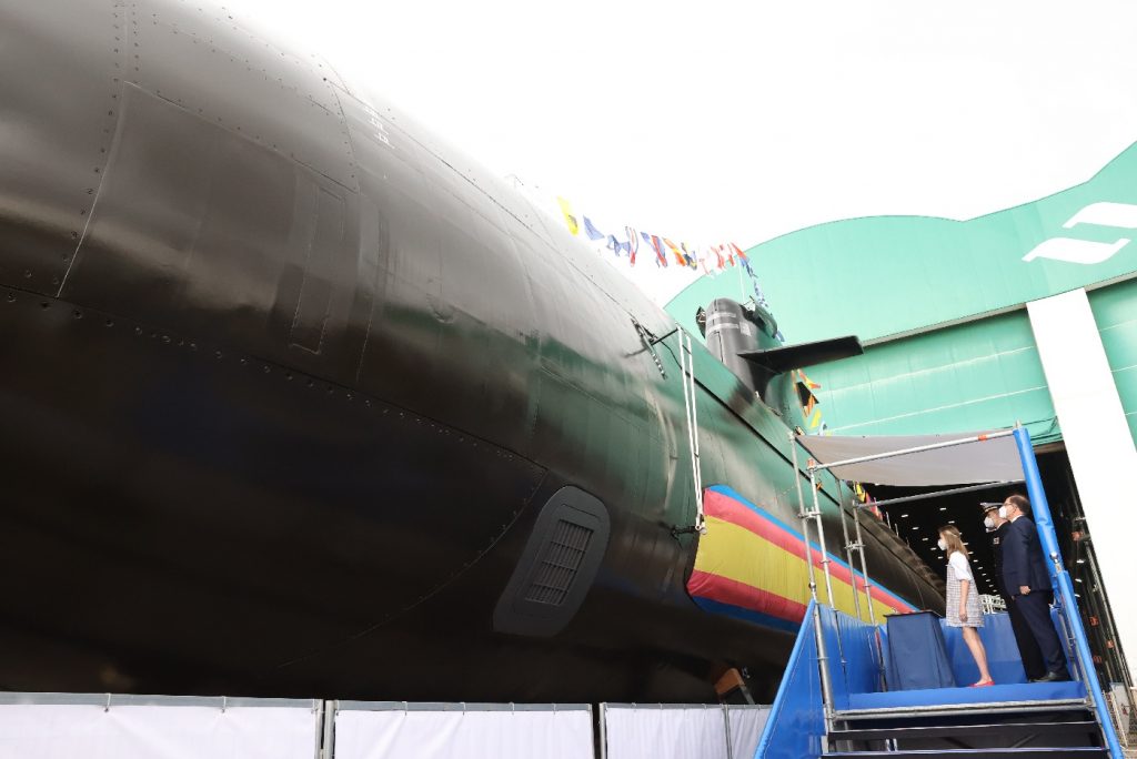 В Испании начали спуск на воду головной субмарины проекта S-80 Plus