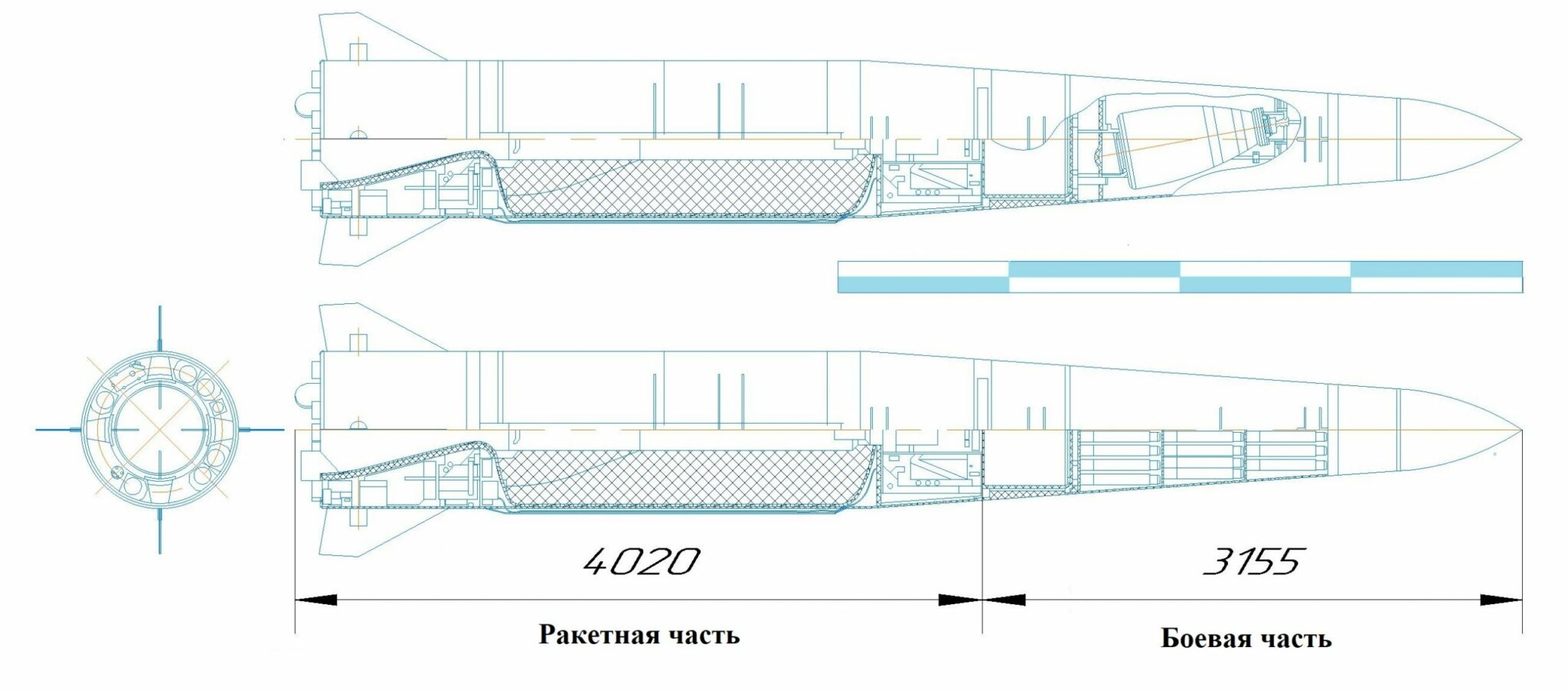 Схема ракеты искандер