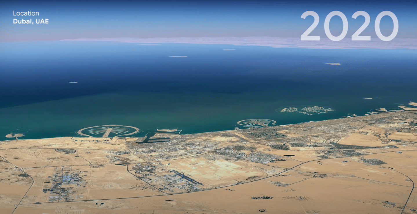 Google Earth обновил Timelapse и представил 4D-изменения планеты за 37 лет