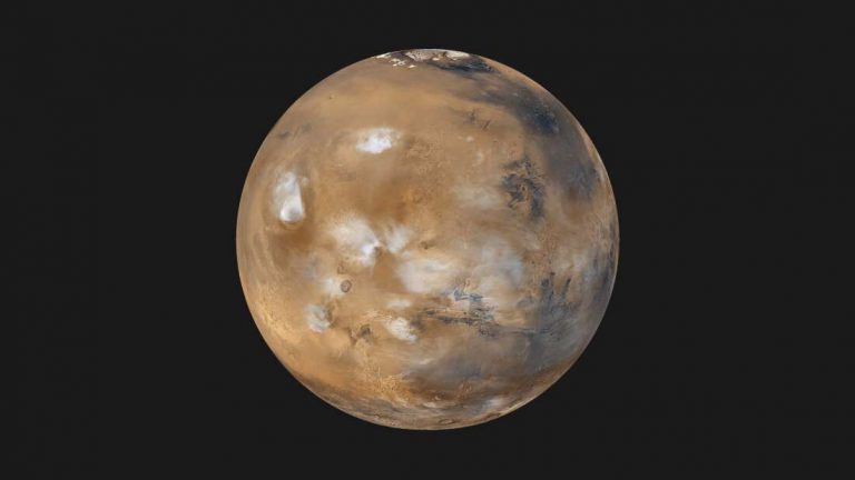 Облака водяного льда на Марсе