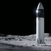 Концепт посадочного модуля космического корабля SpaceX Starship