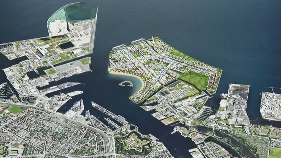 Так будет выглядеть искусственный острова в Дании / ©Правительство Дании