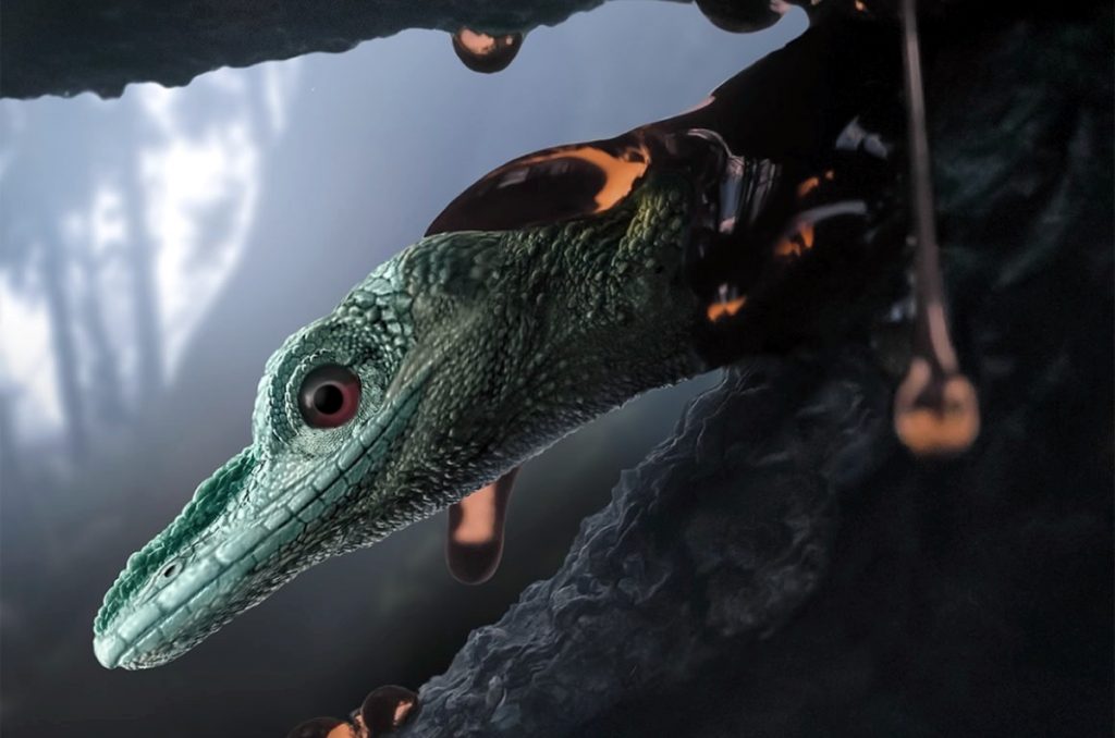 Реконструкция Oculudentavis naga