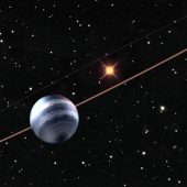 Экзопланета COCONUTS-2b и ее звезда: взгляд художника