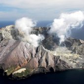 Уайт-Айленд — единственный активный вулкан Новой Зеландии