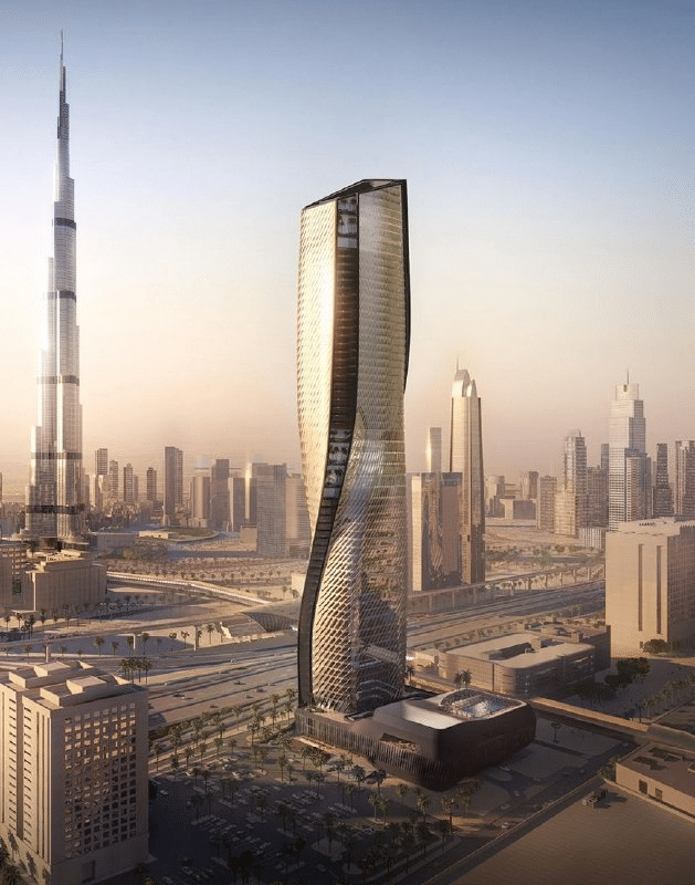 Первый керамический небоскреб в Дубае