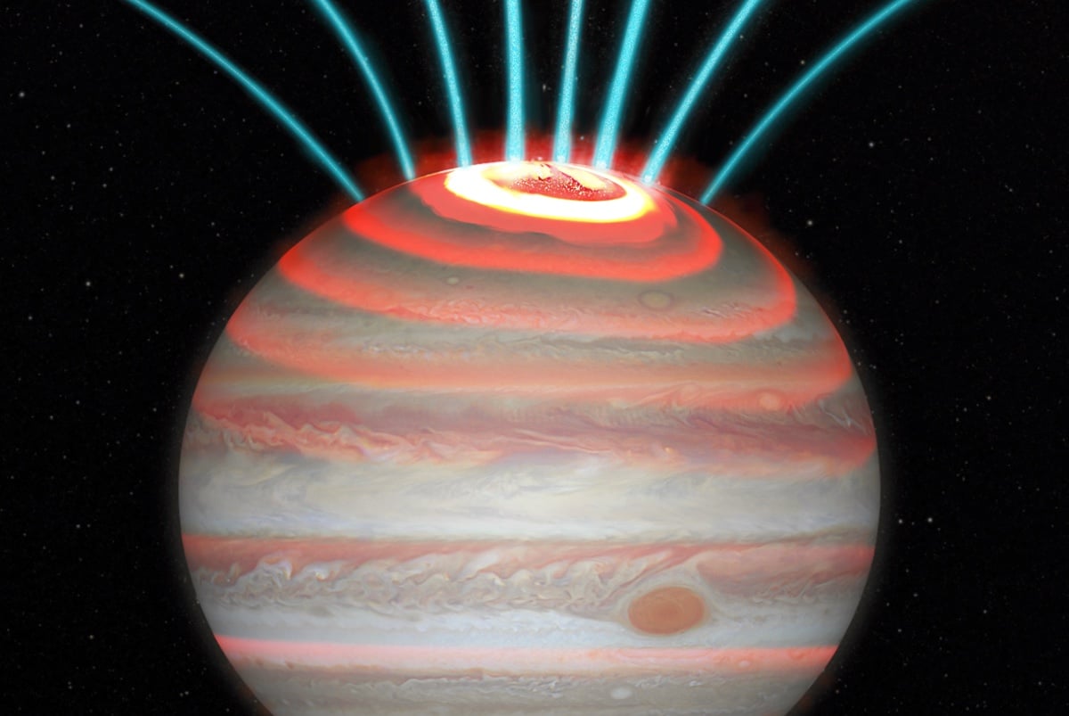 Новые наблюдения разрешили «энергетический кризис» атмосферы Юпитера
