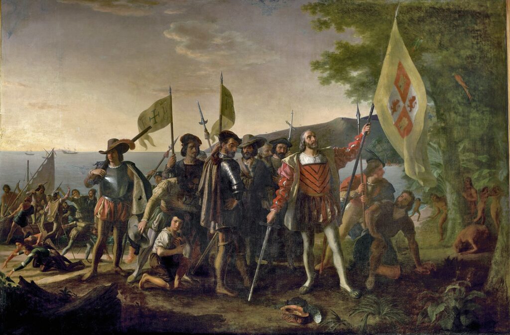Картина Джона Вандерлина «Высадка Колумба в Америке» / ©wikipedia.org