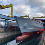 Французы спустили на воду первый патрульный корабль нового поколения типа POM