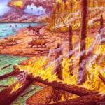 75 миллионов лет назад в Антарктиде горели леса