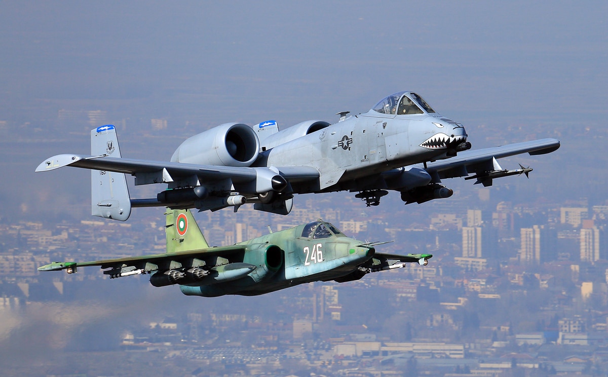 A-10 и Су-25 / ©Anton Balackhiev