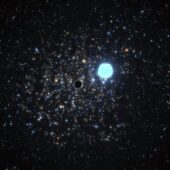 Черная дыра NGC 1850 BH1 и ее звезда: взгляд художника