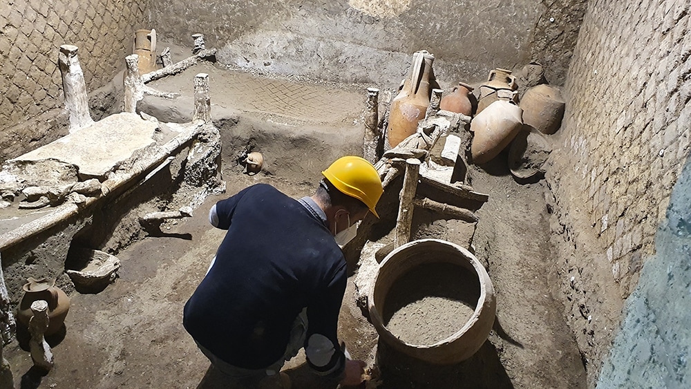 Археологи обнаружили комнату рабов на вилле в Помпеях