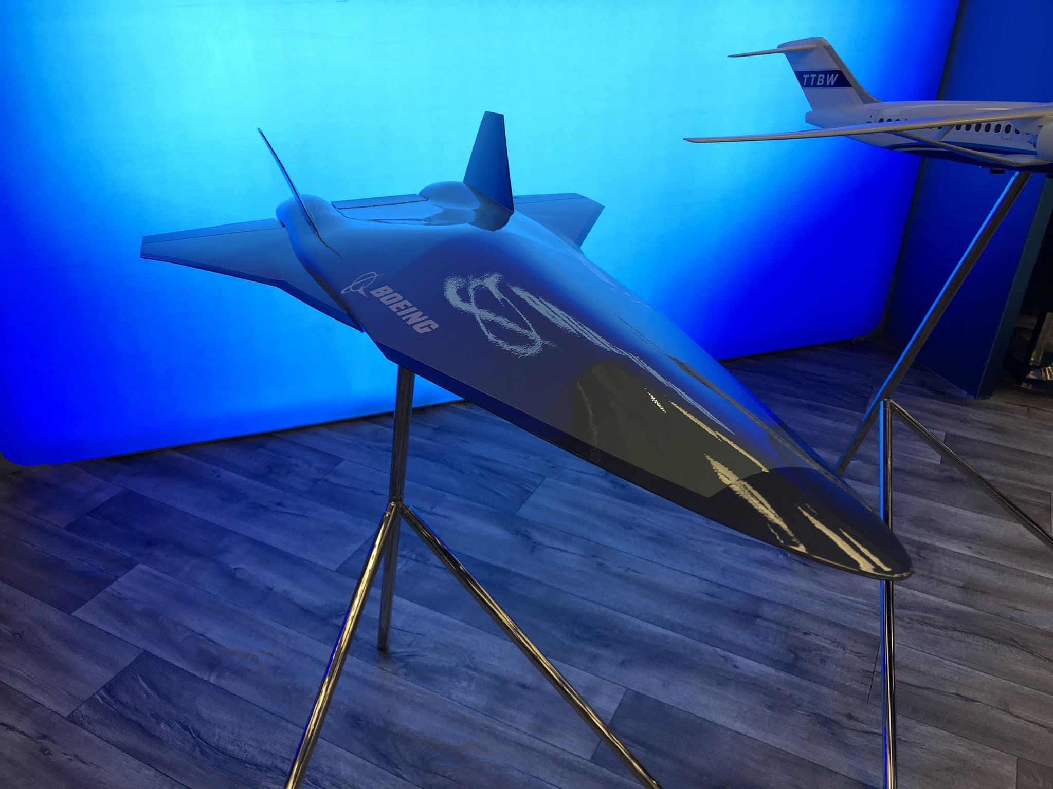 Модель гиперзвукового самолета
