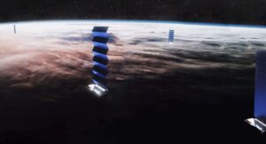 Спутники Starlink в представлении художника. Источник: SpaceX.