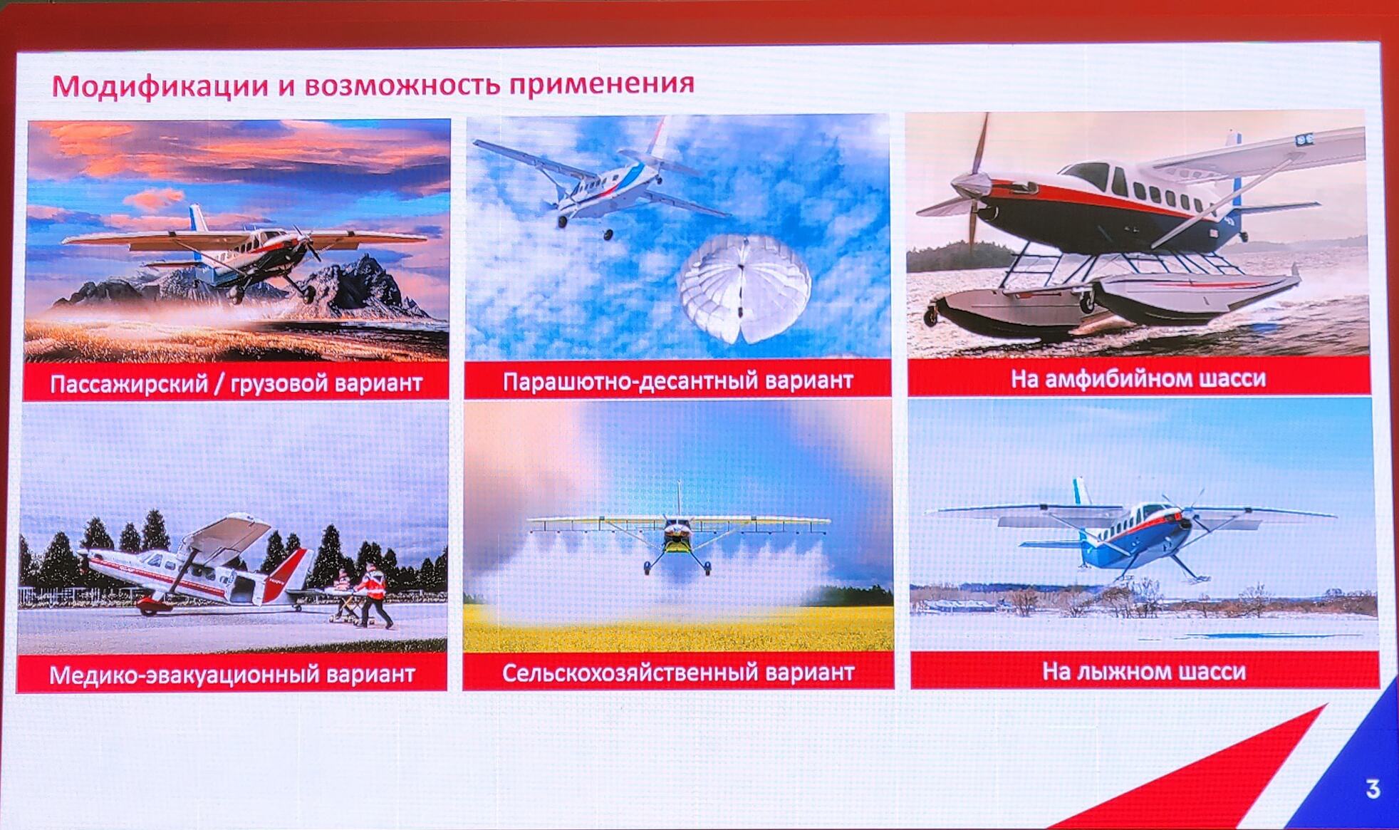 Версии самолета «Байкал»