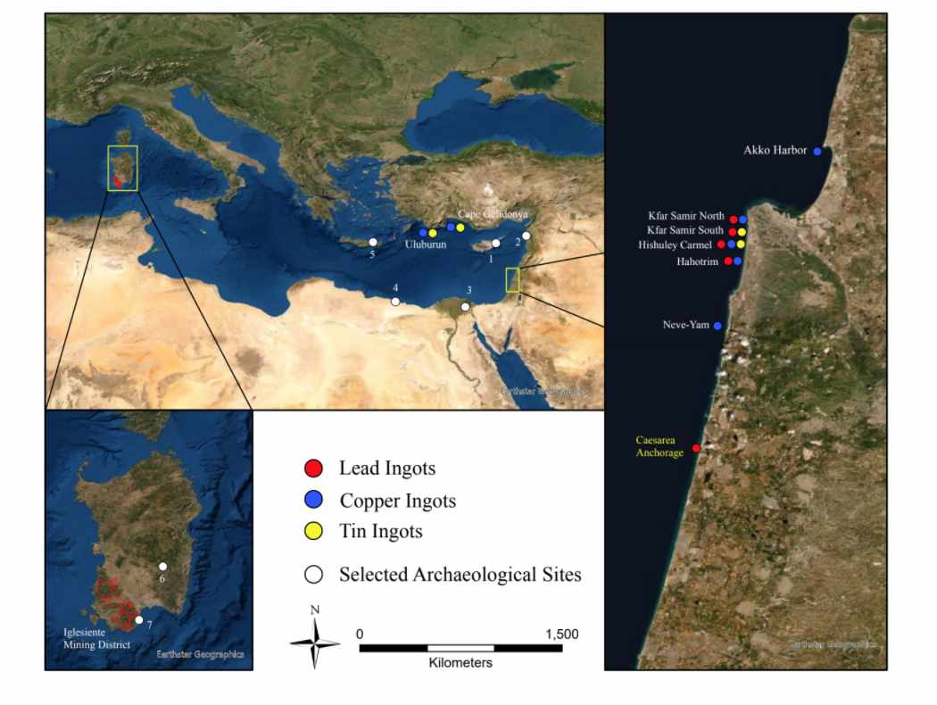 Жители Сардинии экспортировали свинец на Кипр еще в II тысячелетии до нашей  эры