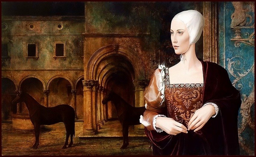 Фото дамы 15 века