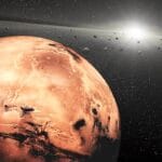 Марсианский метеорит указал на позднюю бомбардировку астероидами