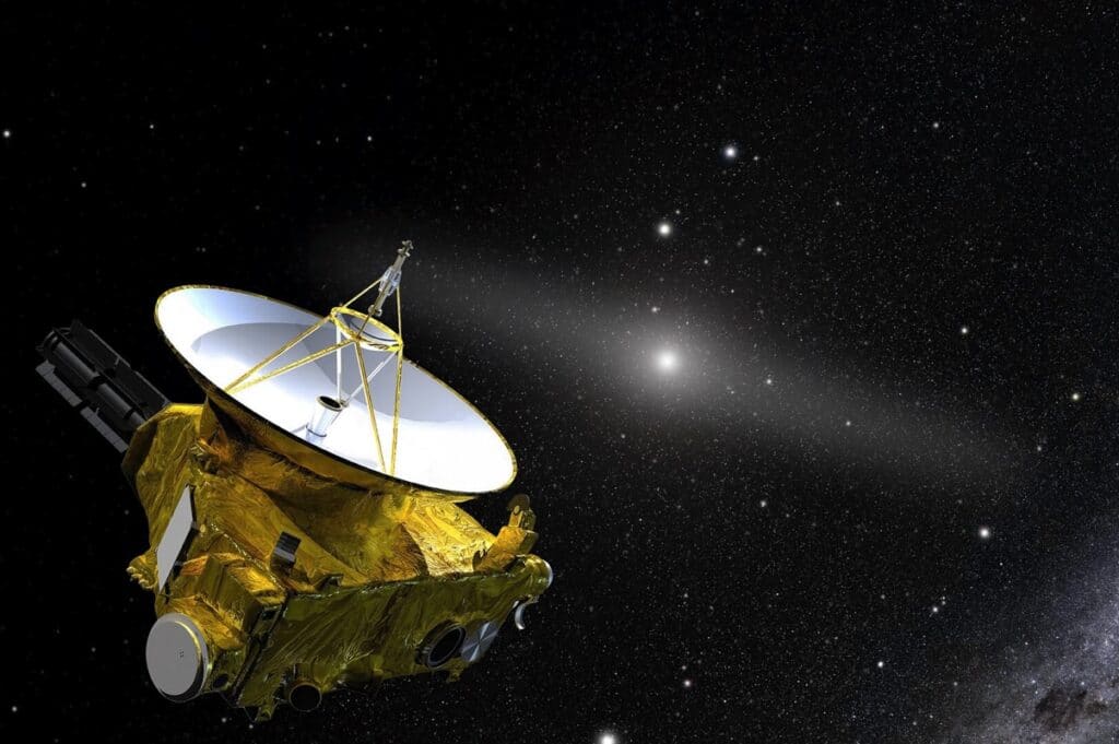 New Horizons на фоне далеких звезд: взгляд художника