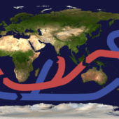 Глобальная циркуляция потоков — так называемый океанический конвейер