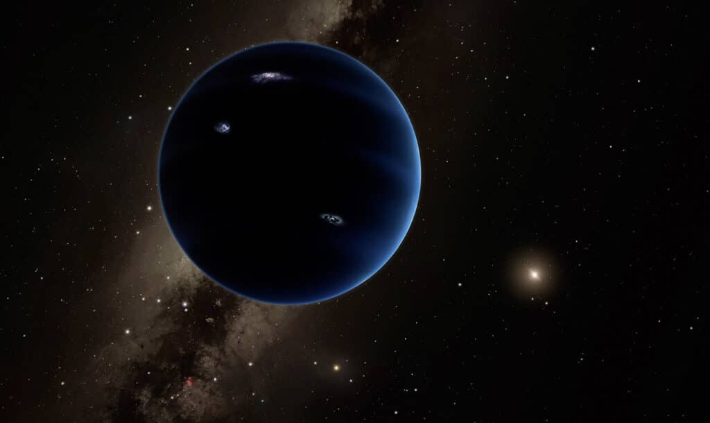 Иллюстрация гипотетической девятой планеты Солнечной системы / ©Caltech/R. Hurt (IPAC)
