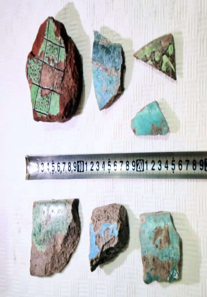 Образцы керамики, найденные на месте дворца Хулагу / ©MONTSAME News Agency