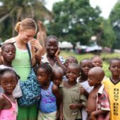 Волонтер в Африке