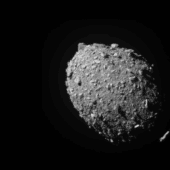Астероид Диморф за 11 секунд до столкновения с DART. Снимок сделала камера зонда с расстояния около 68 километров