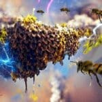 Стаи насекомых могут накапливать электричество как грозовые облака