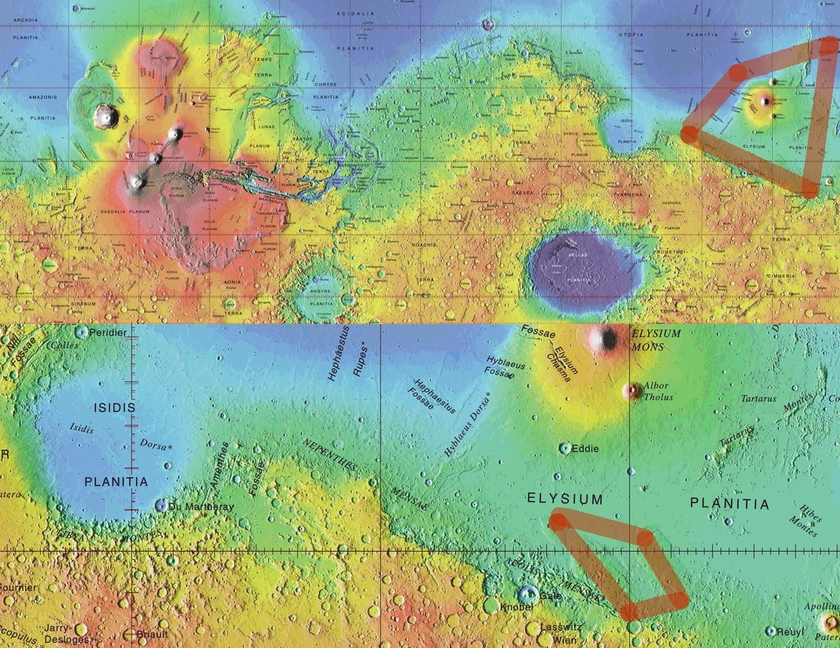 На Марсе нашли побережье древнего океана Naked Science