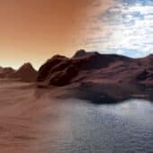 Марс сегодня и в далеком прошлом: взгляд художника