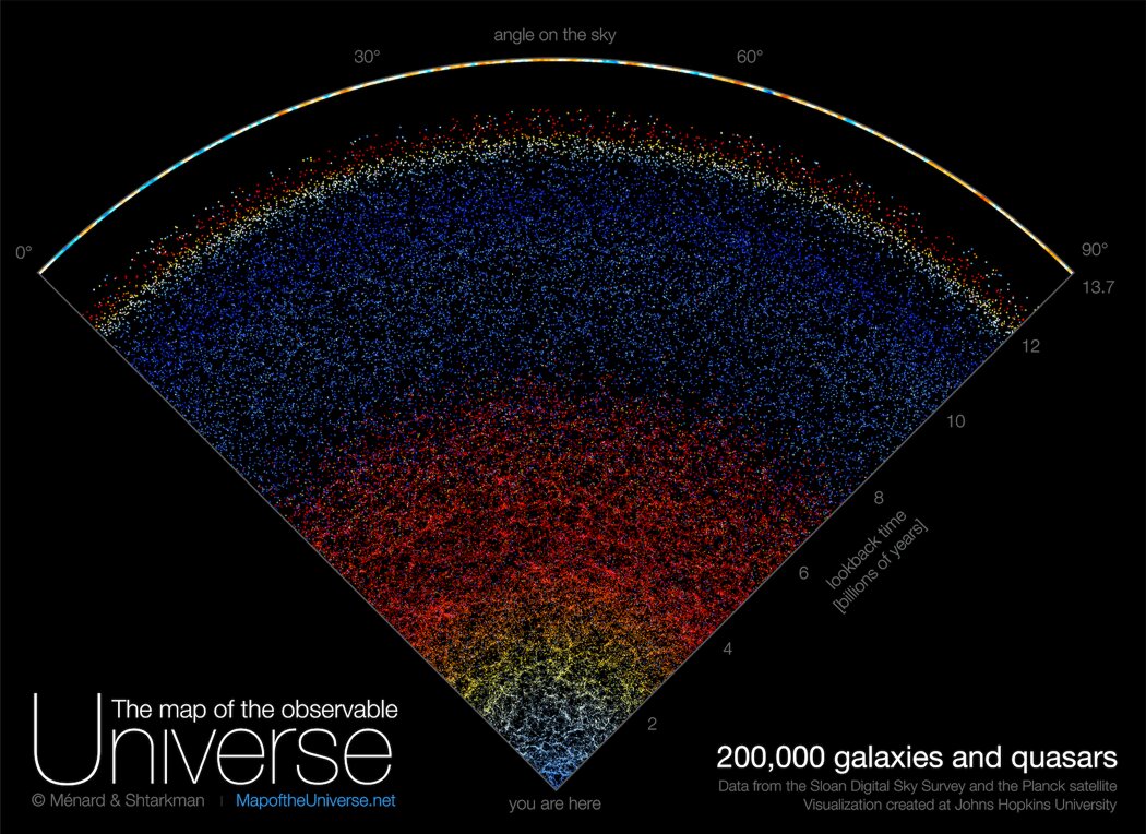 Пользователям интернета стала доступна подробнейшая карта нашей Вселенной