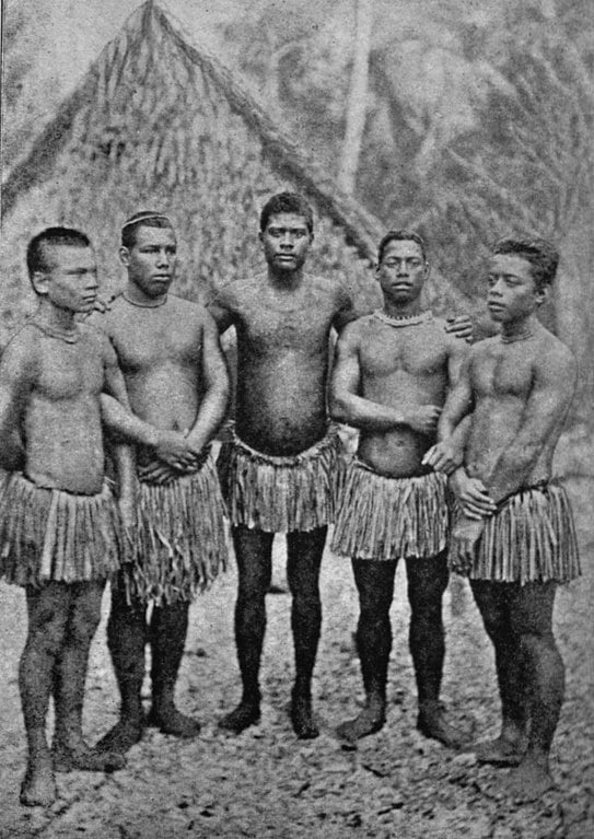 Науру, Полинезия, 1914 год. Практически все европейцы той эпохи отмечали, что полинезийцы сложены исключительно хорошо: нет ни следов голода, ни следов обжорства / ©Wikimedia Commons