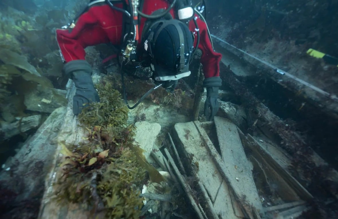 Подводные археологи подняли карты с корабля пропавшей экспедиции Франклина