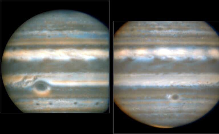 Тропосферные облака Юпитера в ИК-диапазоне: снимок телескопа VLT