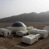 Китайская компания C-Space уже возвела в пустыне Гоби прототип будущей марсианской базы