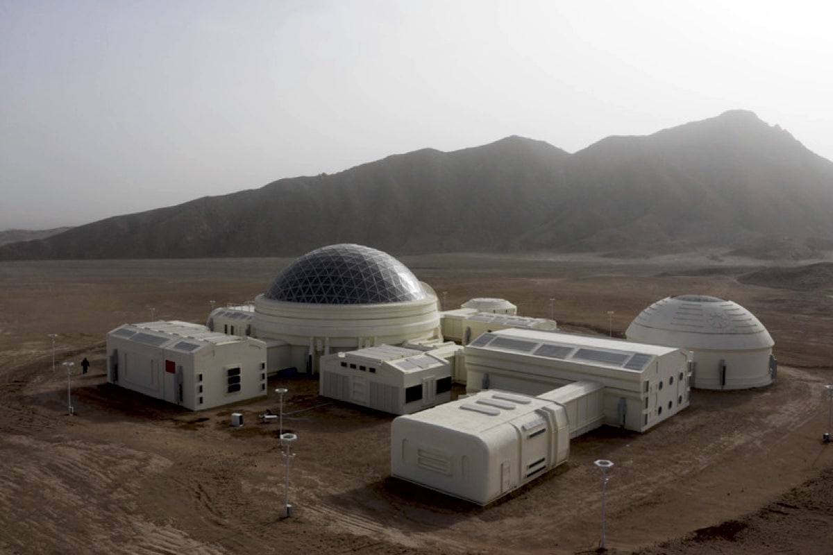 Китайская компания C-Space уже возвела в пустыне Гоби прототип будущей марсианской базы