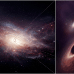 Ученые наблюдали обреченную столкнуться пару сверхмассивных черных дыр