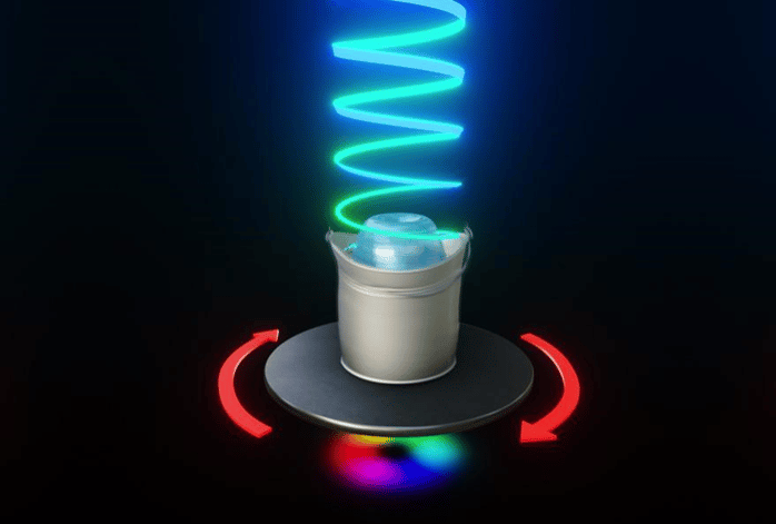 Физики закрутили «жидкий свет» до небывалых скоростей в классическом эксперименте Ньютона с вращающимся ведром