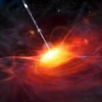 Астрономы получили изображение далекого квазара
