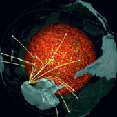 Сейсмические волны регистрировались сетью датчиков, установленных в Антарктиде