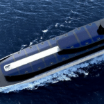PowerX представила дизайн 140-метрового корабля для перевозки электричества по океану