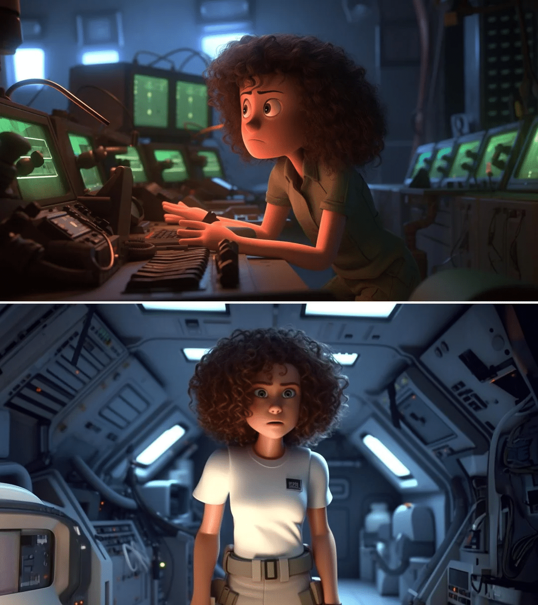 «Чужой» от студии Pixar / © Midjourney 