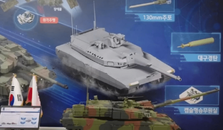 Концепт южнокорейского танка нового поколения K3 / © Supersonic TV 