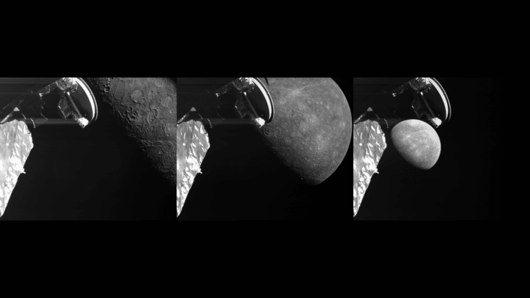 Серия снимков Меркурия / © ESA