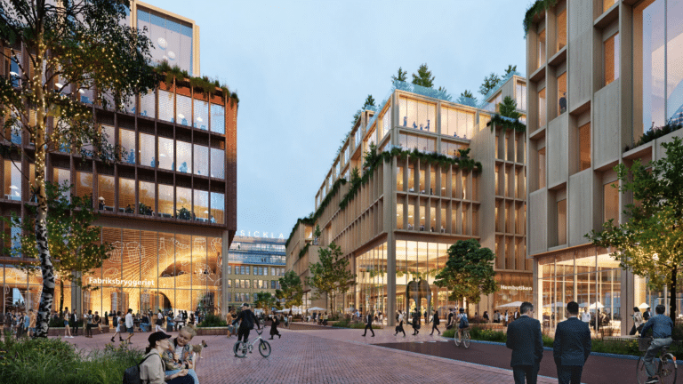«Стокгольм-Вуд-Сити» / © Henning Larsen / White Arkitekter