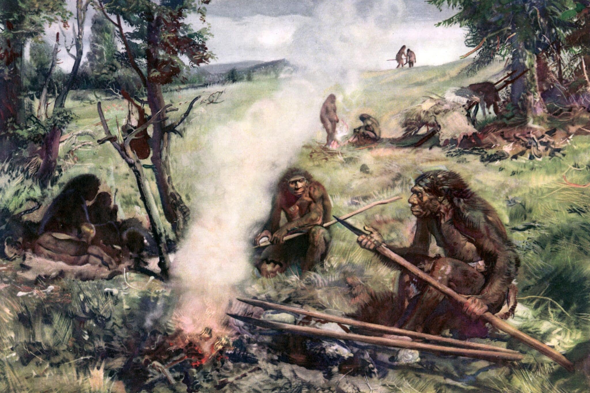 Неандертальцы и кроманьонцы «приручили» огонь разными способами