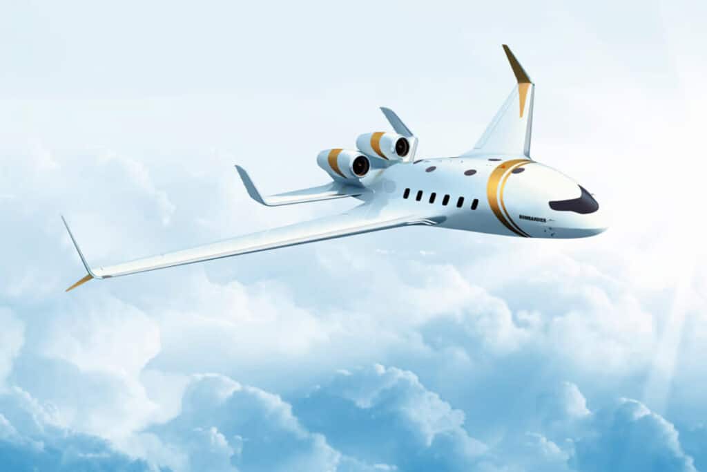 Bombardier работает над прототипом самолета со «смешанным крылом»
